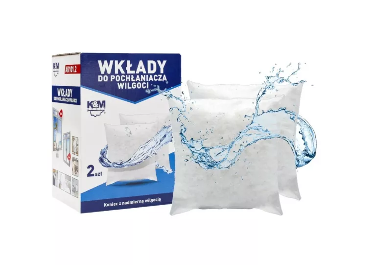 WKŁAD DO POCHŁANIACZA WILGOCI K&M AK101.2 - KOMPLET 2 SZTUK