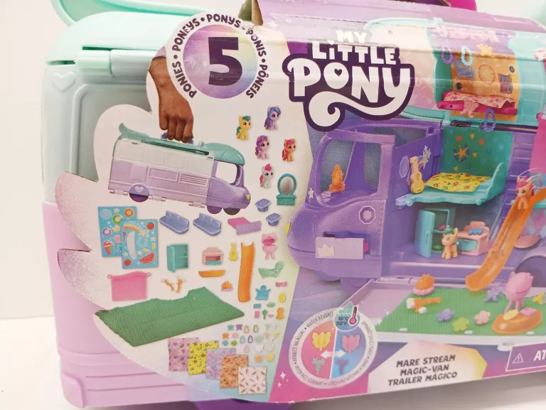 MY LITTLE PONY MINI WORLD MAGIC AUTOKAR KUCYKÓW + 5 FIGUREK HASBRO