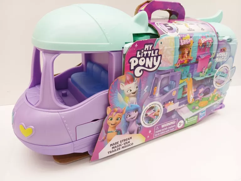 MY LITTLE PONY MINI WORLD MAGIC AUTOKAR KUCYKÓW + 5 FIGUREK HASBRO