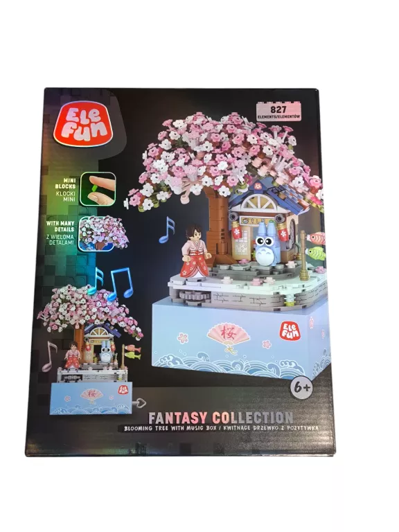 KLOCKI ELEFUN FLOWERS KWITNĄCE DRZEWKO BONSAI 827EL