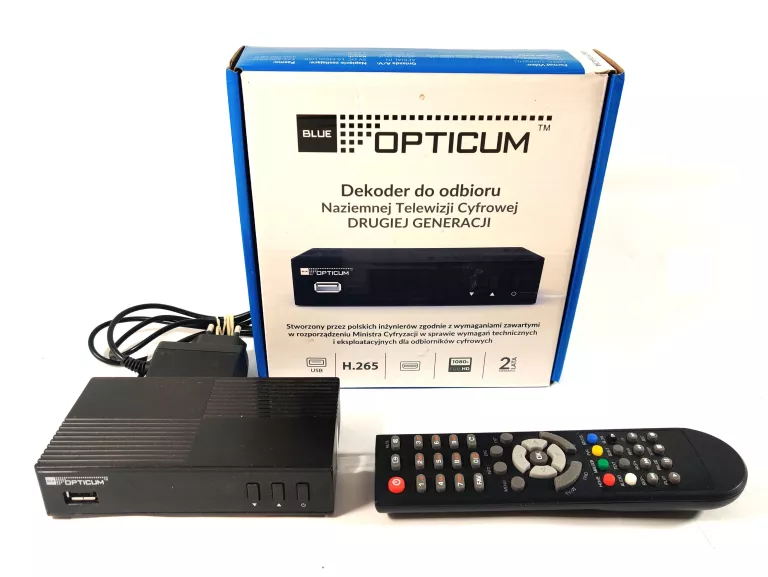 DEKODER OPTICUM DVD-T2 R265 LITE KOMPLET