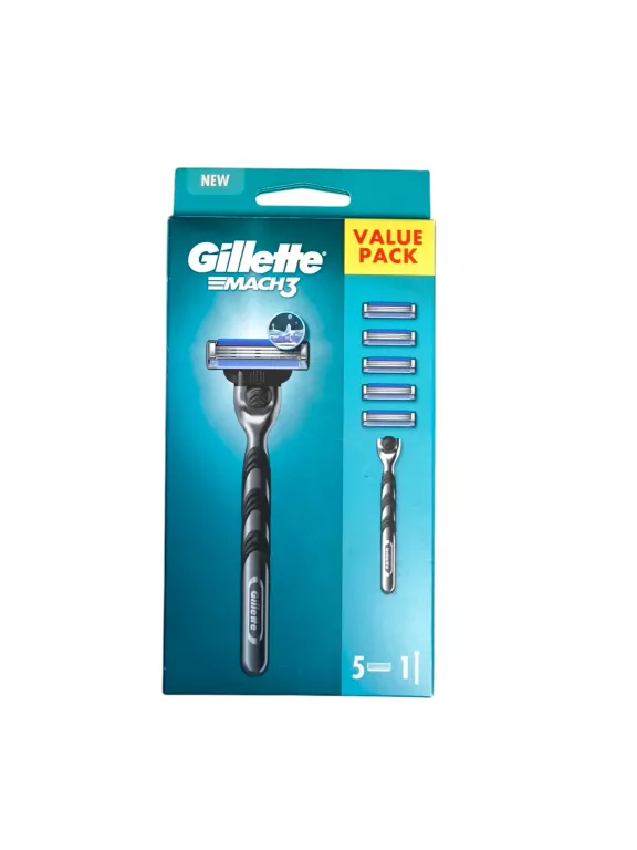 MASZYNKA GILLETTE MACH 3 + 5 WKŁADÓW