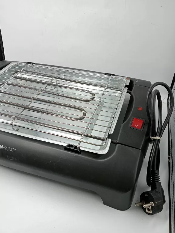 TRADYCYJNY GRILL ELEKTRYCZNY CLATRONIC BQ 2977 CZARNY 2000 W