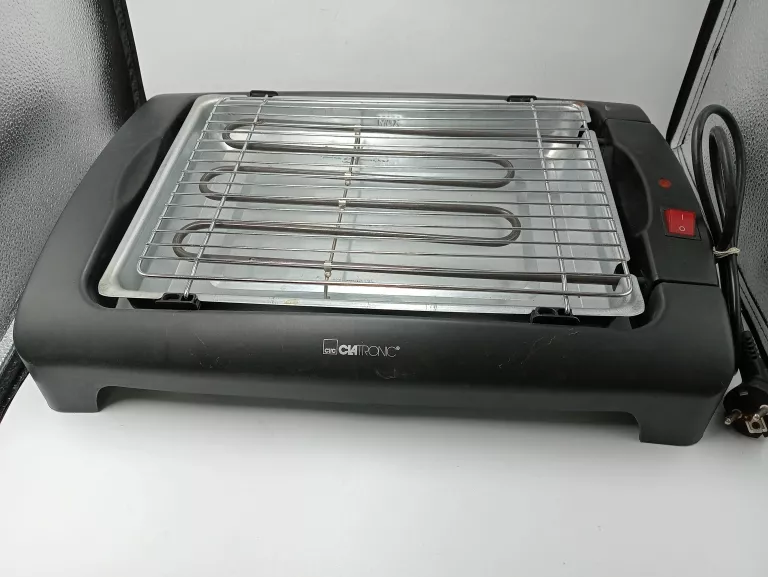 TRADYCYJNY GRILL ELEKTRYCZNY CLATRONIC BQ 2977 CZARNY 2000 W