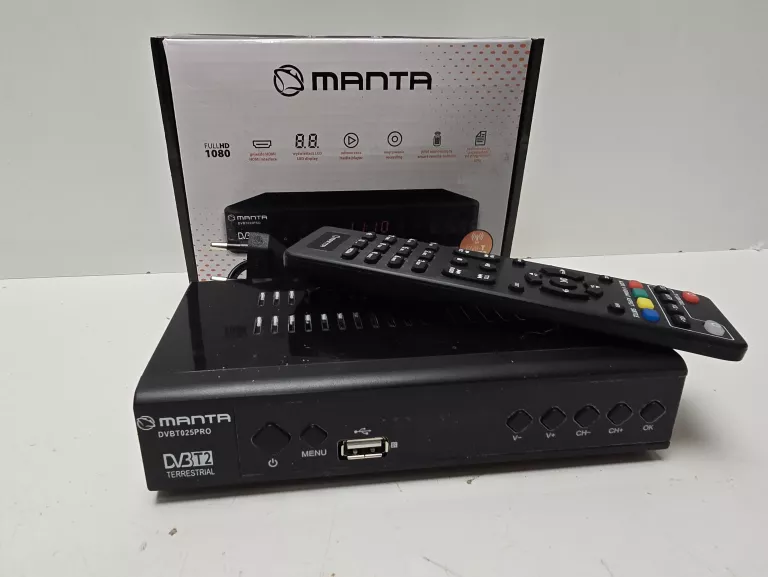 DEKODER DVBT-2 MANTA DVBT025PRO