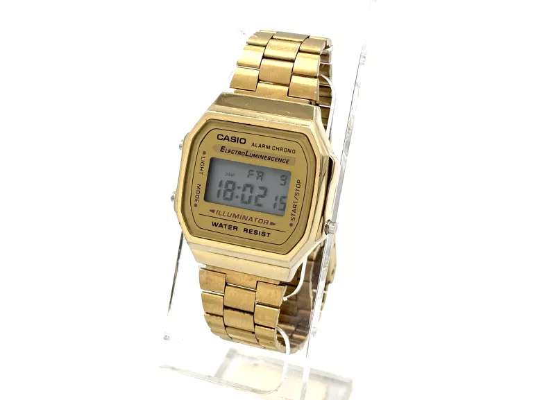 ZEGAREK CYFROWY CASIO RETRO VINTAGE A168 BRANSOLETA