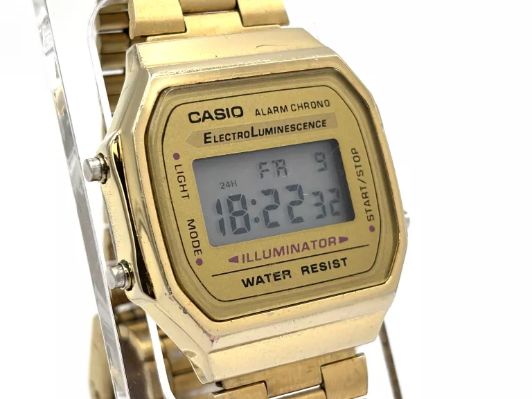 ZEGAREK CYFROWY CASIO RETRO VINTAGE A168 BRANSOLETA