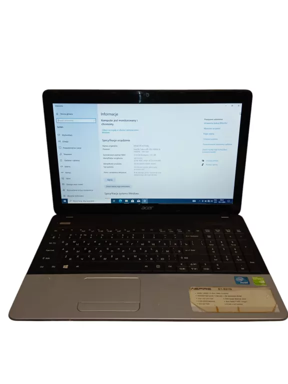 LAPTOP ACER ASPIRE E1-531/ŁAD
