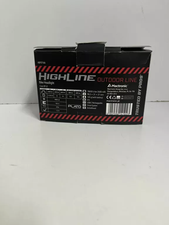 MACTRONIC HIGH LINE LAMPKA ROWEROWA 1000LM 155M