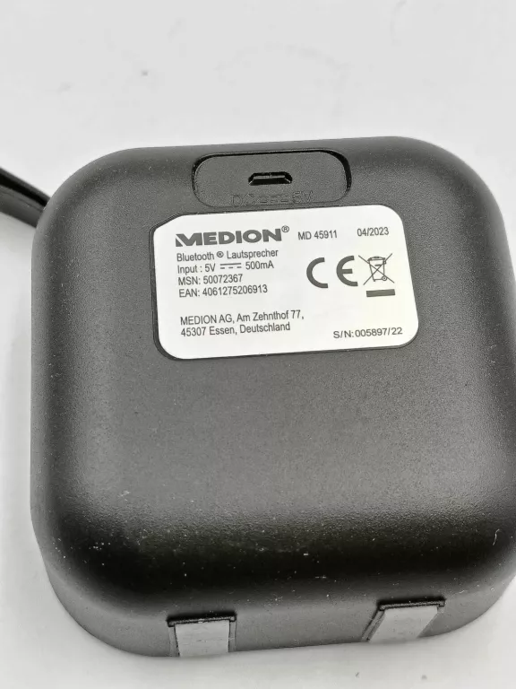 GŁOŚNIK PRZENOŚNY MEDION MD45911 W PUD [231110004]