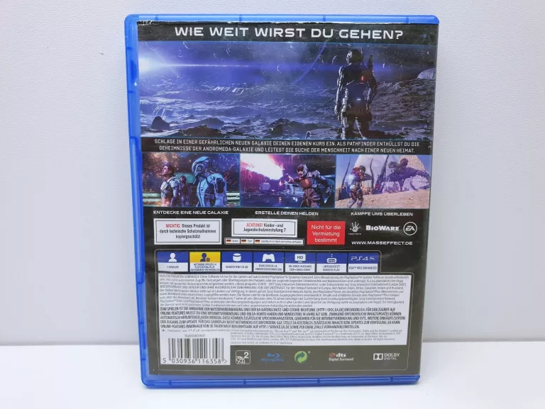 GRA MASS EFFECT: ANDROMEDA SONY PLAYSTATION 4 (PS4)