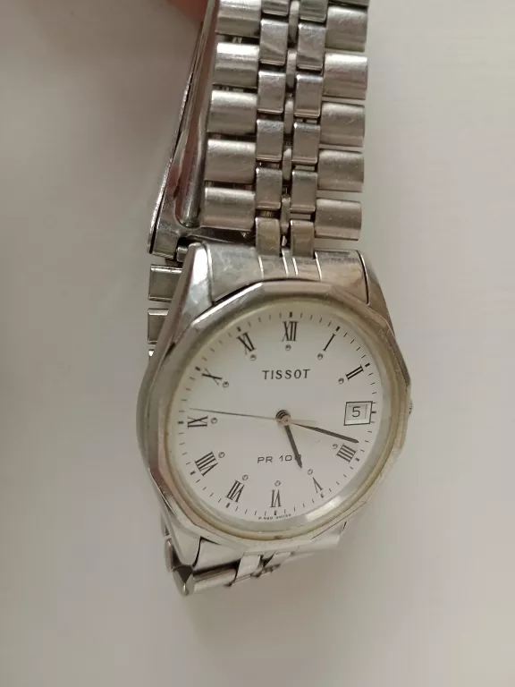 ZEGAREK TISSOT SREBRNY PR100/P460