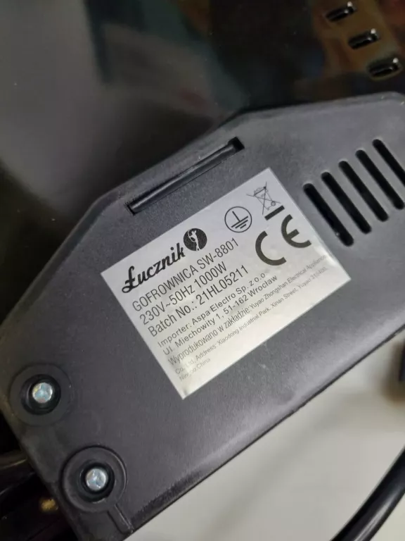 GOFROWNICA ŁUCZNIK SW-8801 KOMPLET