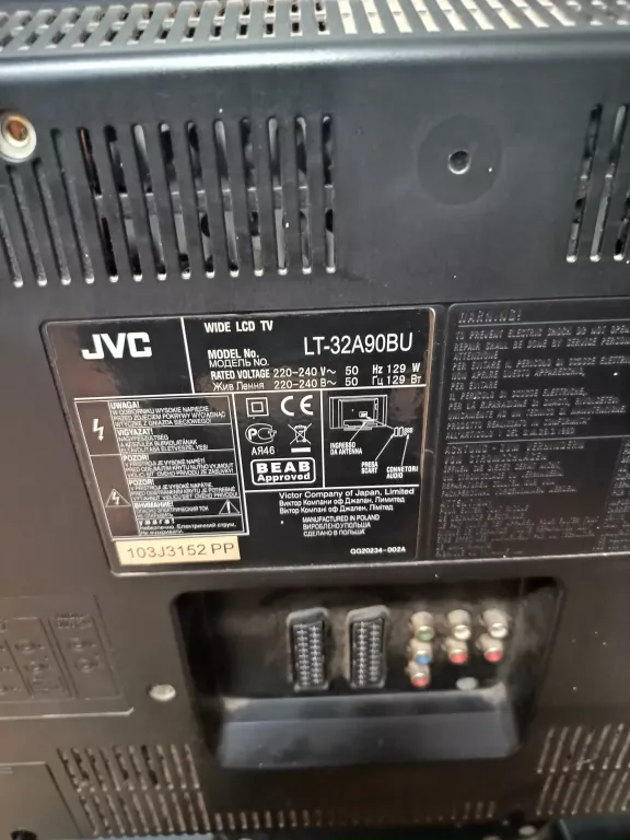 TELEWIZOR JVC LT-32A90BU + PLIOT