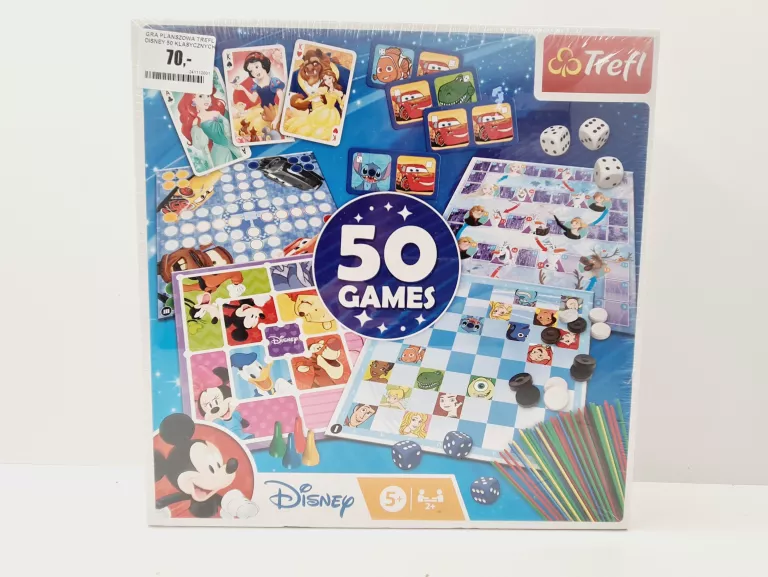 GRA PLANSZOWA TREFL DISNEY 50 KLASYCZNYCH GIER