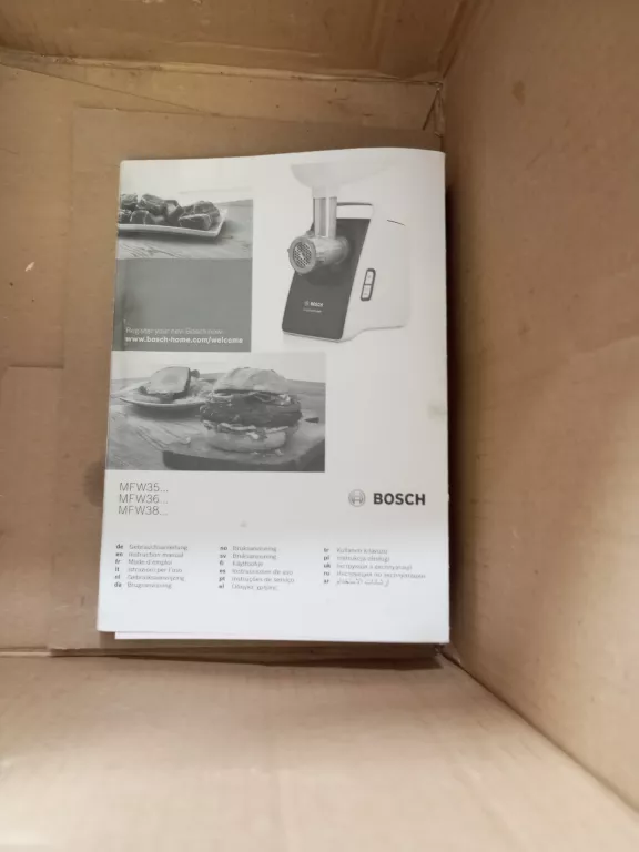 MASZYNKA DO MIĘSA BOSCH MFW3520W COMPACTPOWER 500W