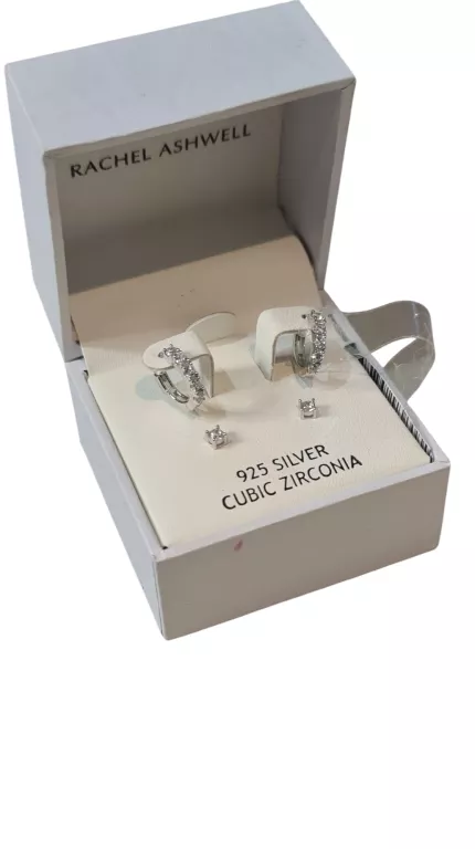 2X KOLCZYKI 925 CUBIC ZIRCONIA RACHELL ASHWEELL