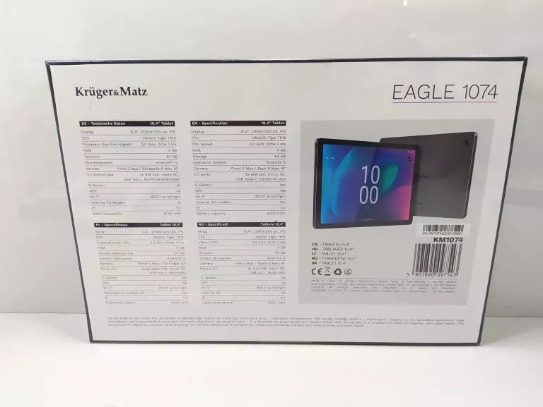 TABLET KRUGER&MATZ EAGLE 1074 10.4" 4/64 GB LTE WI-FI #IGŁA