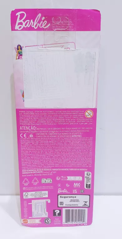 BARBIE LALKA WRÓŻKA DREAMTOPIA GXD59 FIOLETOWE WŁOSY