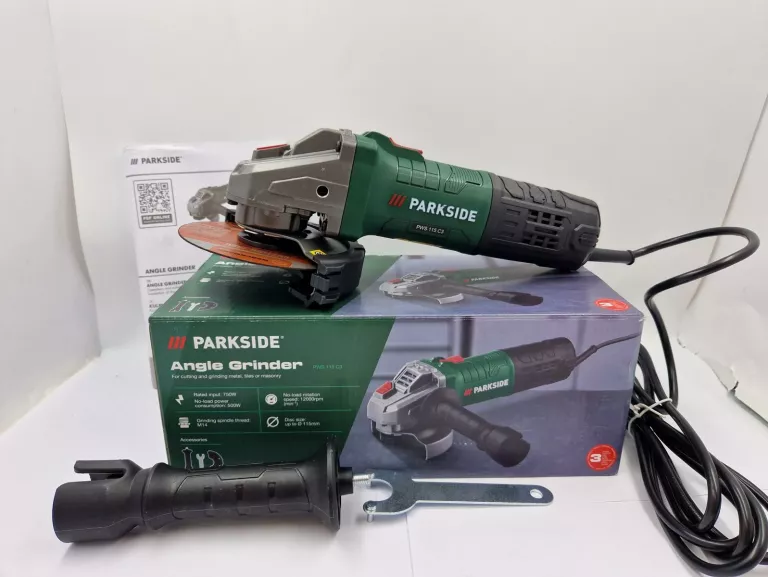 SZLIFIERKA KĄTOWA NW PARKSIDE PWS 115 C3