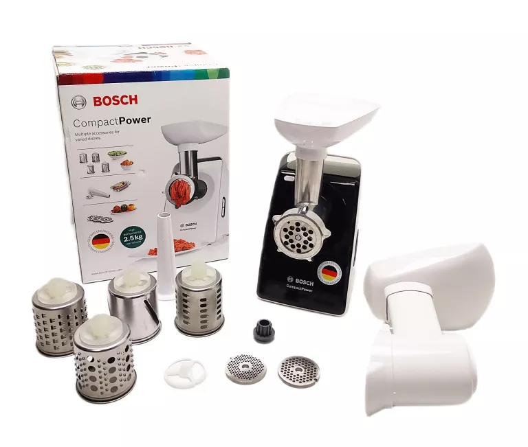 MASZYNKA DO MIĘSA BOSCH MFW3X14B COMPACTPOWER 2000W KOMPLET