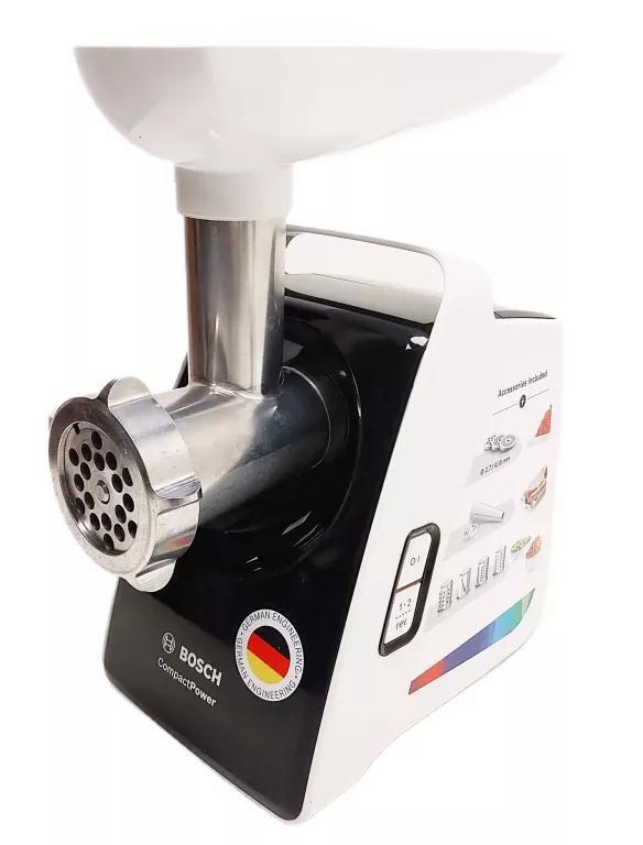 MASZYNKA DO MIĘSA BOSCH MFW3X14B COMPACTPOWER 2000W KOMPLET
