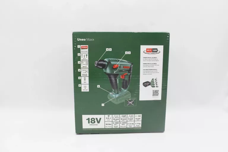 MŁOTOWIERTARKA BOSCH UNEO MAXX 18V LI SDS PLUS 060395230C