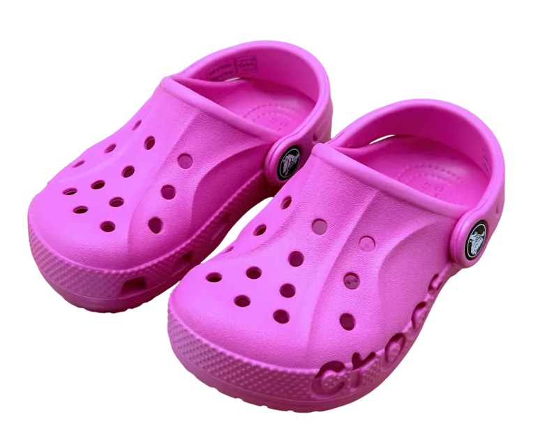 DZIECIĘCE BUTY CHODAKI CROCS BAYA CLOG T R.24-25 RÓŻOWE