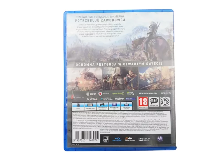 GRA PLAYSTATION WIEDŹMIN 3 DZIKI GON