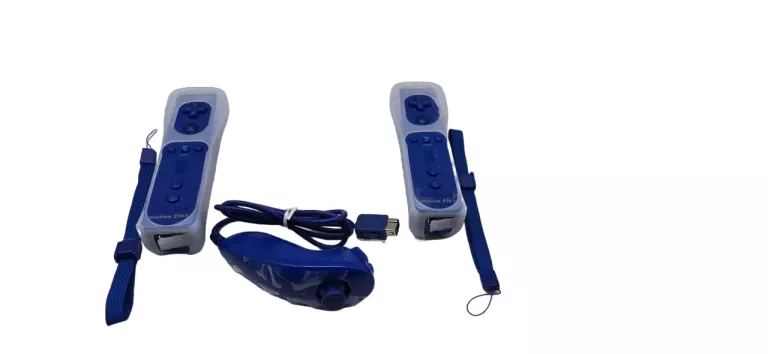 KONTROLER DO NINTENDO WII/WII U + PILOT Z MOTION PLUS X2 + ETUI + PASKI