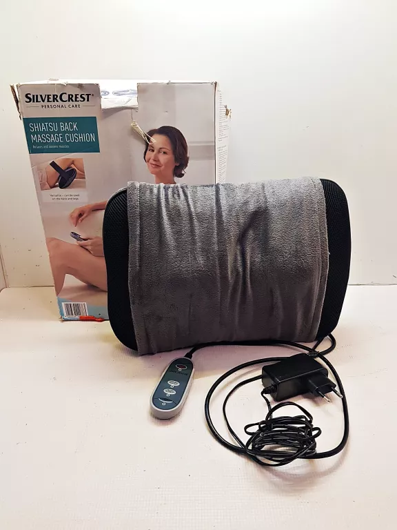 PODUSZKA MASUJĄCA SILVERCREST SHIATSU BACK MASSAGE CUSHION PUDEŁKO