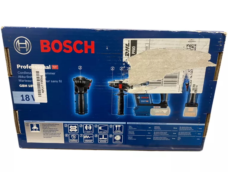 AKUMULATOROWY MŁOT GBH 187-LI BOSCH
