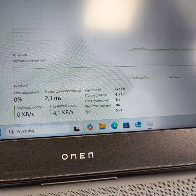 HP OMEN 15-EN0016NW 15,6 " AMD RYZEN 5 32 GB / 512 GB SREBRNY