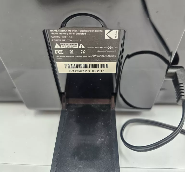 KODAK FOTORAMKA CYFROWA RAMKA DOTYKOWA ZDJĘCIA FILMY 10,1" RCF-106H WIFI