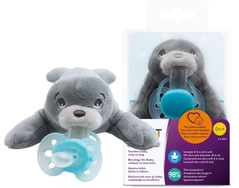 PHILIPS AVENT SCF348/14 ZAWIESZKA PLUSZOWA FOKA DO SMOCZKA SMOCZEK