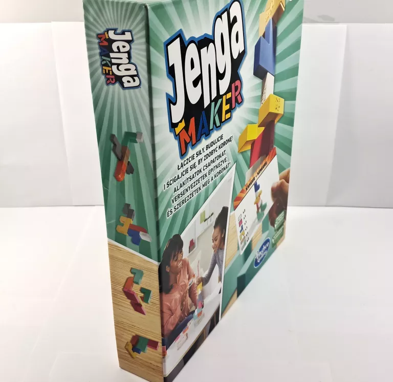 GRA ZRĘCZNOŚCIOWA JENGA MAKER HASBRO IDEAŁ NA PREZENT