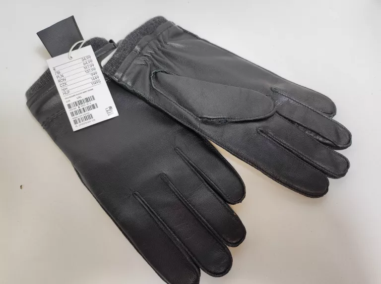 RĘKAWICE SKÓRZANE MĘSKIE H&M L/XL OCIEPLANE OKAZJA!