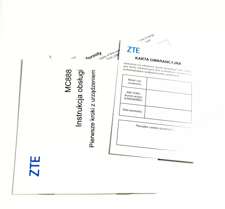 ROUTER DOMOWY 5G ZTE MC888 BIAŁY KOMPLET STAN IDEALNY