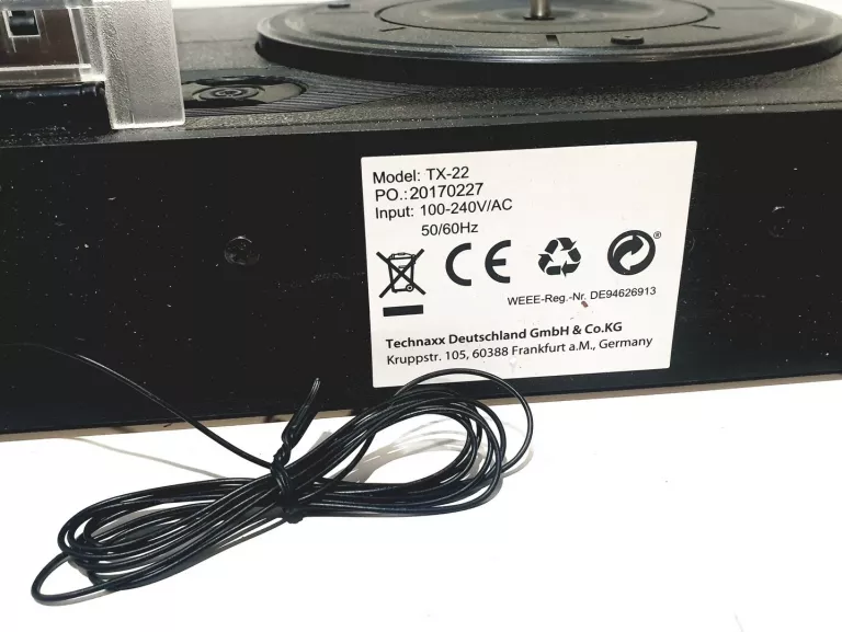 GRAMOFON TECHNAXX TX-22 USB SD TAPE