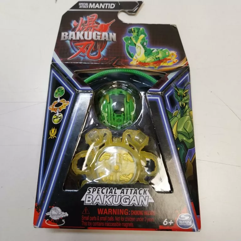 BAKUGAN SPECIAL ATTACK BRUISER WIRUJĄCA FIGURKA