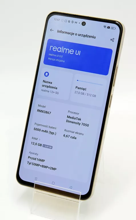 telefon-realme-12-5g-rmx3867-12512gb-bezowy-stan-11323-2