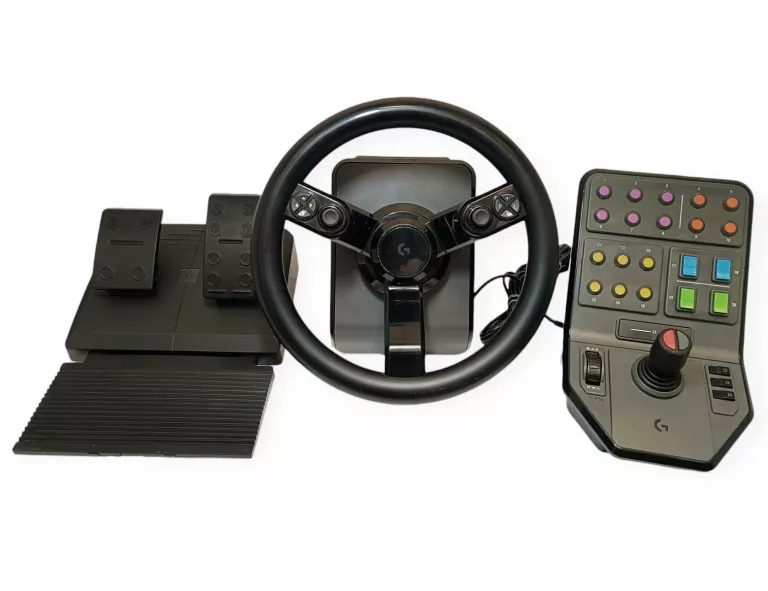 KIEROWNICA LOGITECH G SAITEK J-U007 FARMING + PANEL + PEDAŁY
