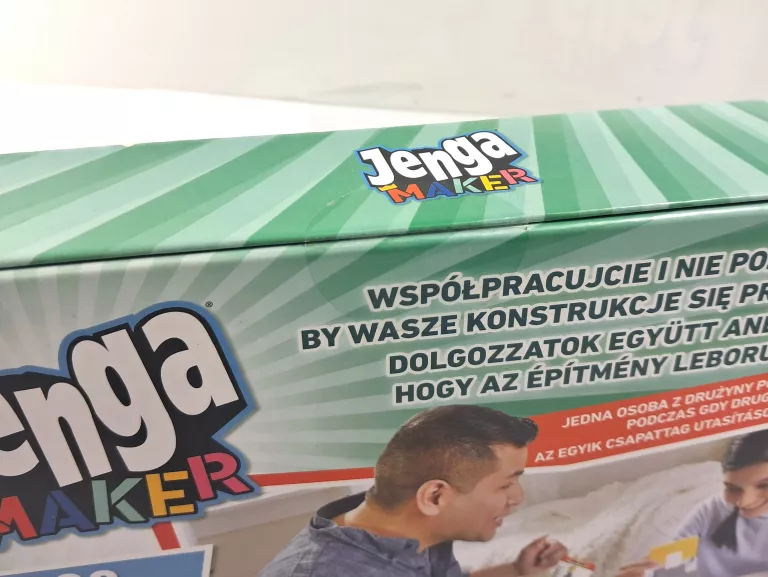 GRA ZRĘCZNOŚCIOWA JENGA MAKER HASBRO IDEAŁ NA PREZENT