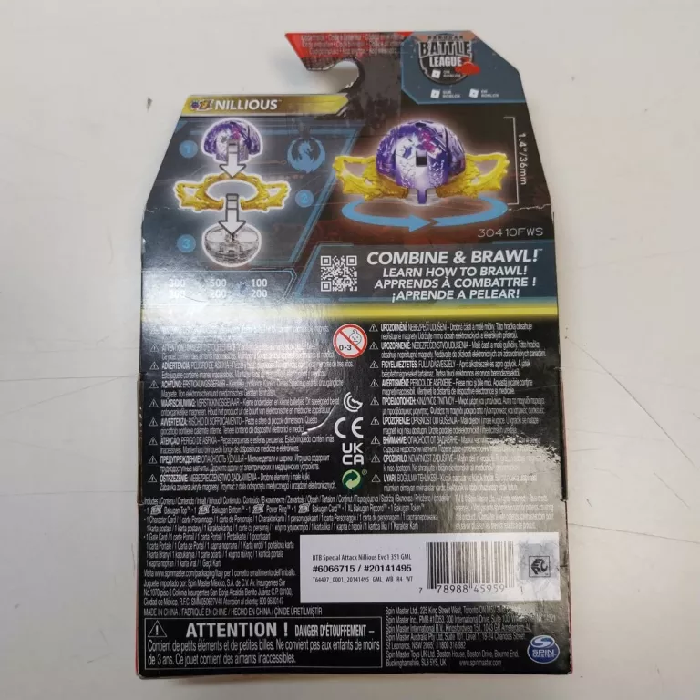 BAKUGAN SPECIAL ATTACK BRUISER WIRUJĄCA FIGURKA