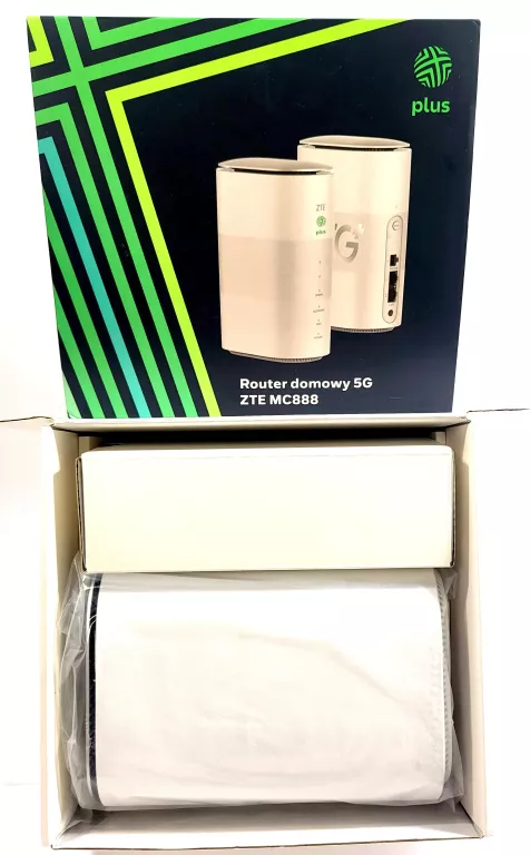 ROUTER DOMOWY 5G ZTE MC888 BIAŁY KOMPLET STAN IDEALNY