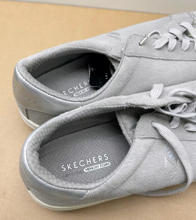 BUTY SKECHERS AIR-COOLED MEMORY FOAM R.41 SZARE