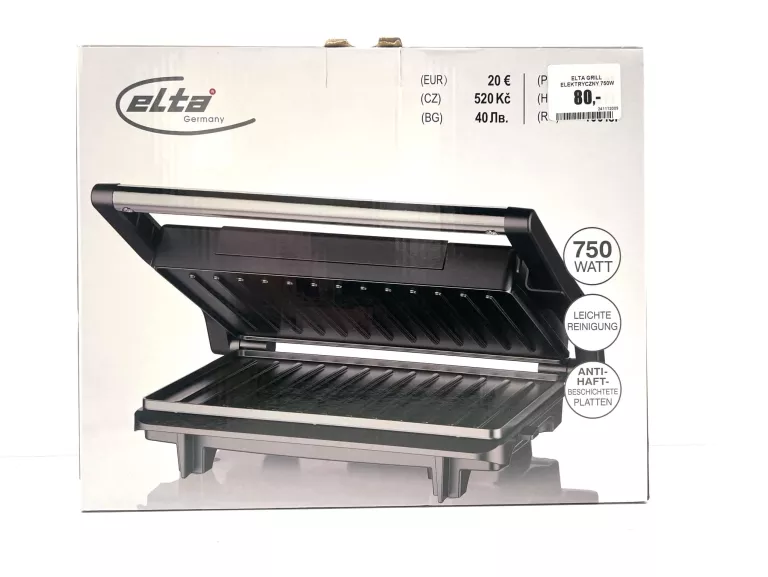 ELTA GRILL ELEKTRYCZNY 750W
