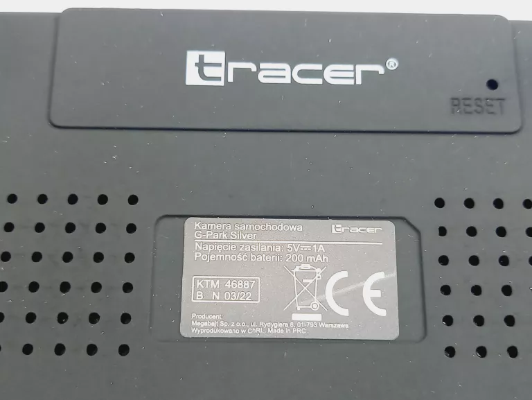 KAMERA DROGOWA TRACER G-PARK SILVER FHD