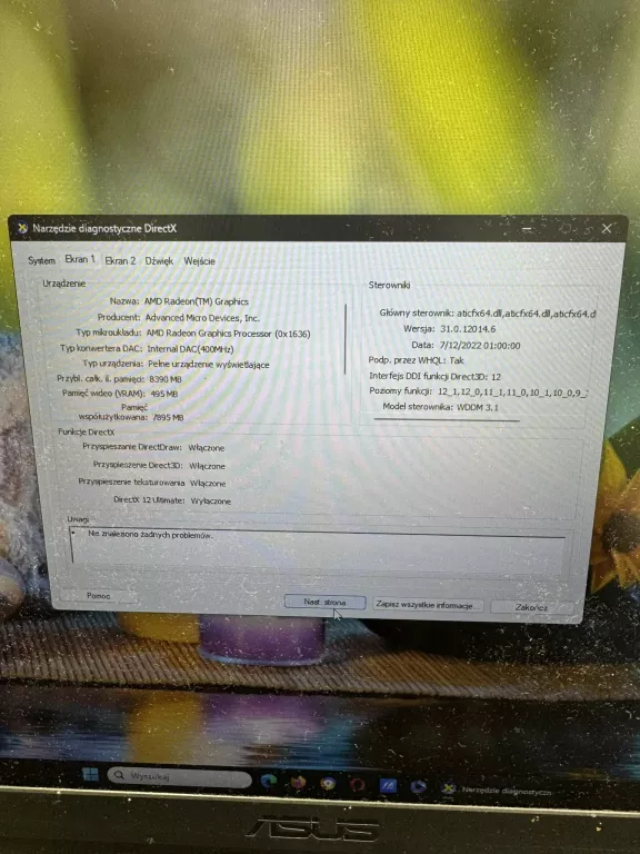 LAPTOP ASUS TUF GAMING 15 RYZEN 7 4800H RTX 3050 16/512GB + TORBA