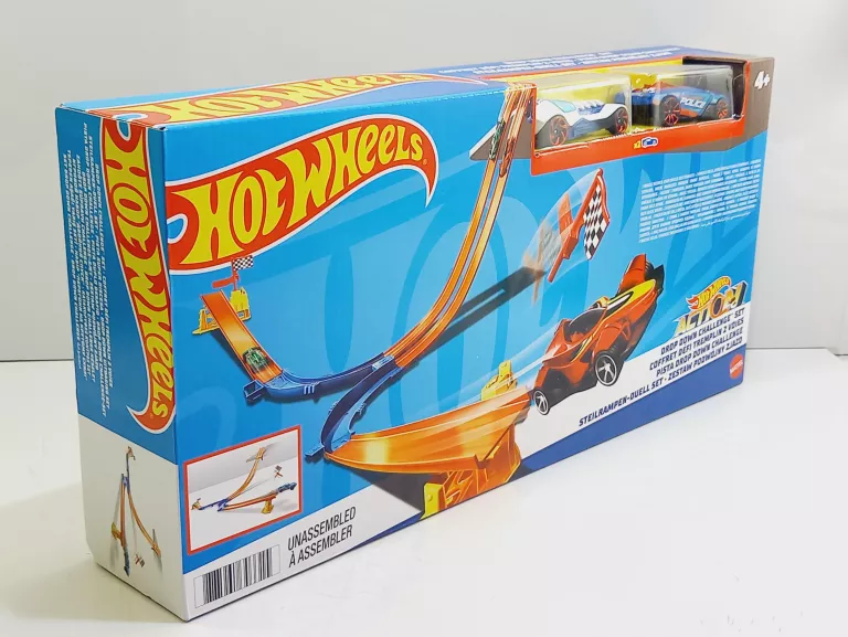 HOT WHEELS TOR ZESTAW PODWÓJNY ZJAZD 2 AUTKA DNN81